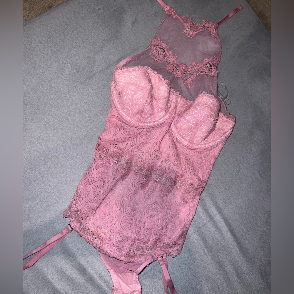 Victoria's Secret Pink Lace teddy